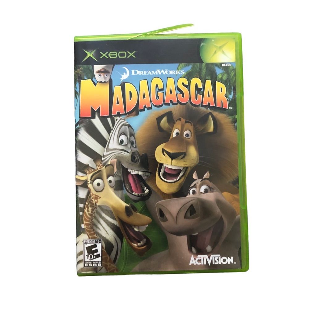 XBOX ONE Madagascar Game with case and book